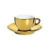 ROMA Šálek s podšálkem 50 ml zlatý