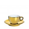 ROMA Šálek s podšálkem 50 ml zlatý