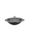 0415001030 PROVENCE Litinová wok pánev 30 cm pro snadné vaření od Kuchenprofi (3)