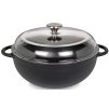 0402601028 MARMITE PROVENCE Litinový hrnec a pánev v jednom černý objem 5 l od Kuchenprofi