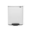 211447 BO pedálový odpadkový koš 2x30 l bílý od Brabantia