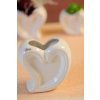 13024 15W Srdce miska bílá 15 cm od Paramit