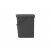 129940 Odpadkový koš sort and Go 25 l černá od Brabantia zboku