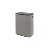 221460 Odpadkový koš Touch Bin 2x30 l minerální světle šedá od Brabantia boční pohled