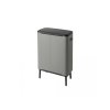 130663 BO TOUCH BIN HI 2x30 l minerální světle šedá zezadu