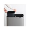 130663 BO TOUCH BIN HI 2x30 l minerální světle šedá použití