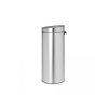 115349 odpadkový koš Touch Bin New 30 l matná ocel z boku