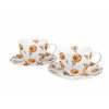 H223 WILD POPPIES Šálek s podšálkem 280 ml set 2 ks od Duo bez krabičky.