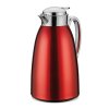 543940 Červená termokonvice 1 l vakuově tvrzená vložka nerez na cesty i domů (2)