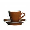 215090 Milano šálek s podšálkem 50 ml hnědý od Cilio.