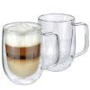 VENETO Šálek na Latte macchiato 300 ml - sada 2 ks čiré sklo