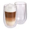 VERONA Dvoustěnné sklenice na Latte macchiato 350 ml - sada 2 ks