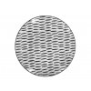 A481 CA 00 BLACKLINE Dezertní talíř s motivem černých čárek od by inspire.
