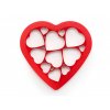 Vykrajovací forma na cukroví a sušenky ve tvaru srdíček od Lékue