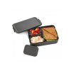 203480 MAKE&TAKE LARGE Obědový box Bento 25,5x16,7x6,2 cm tmavě šedá 14