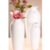 Venuše váza bílá 40 cm
