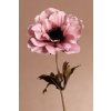 F310 P DRY SINGLE ANEMONE umělá květina růžová 35 cm od Paramit