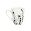 7305 KY 84 GARDEN Porcelánový hrnek na kávu i čaj 350 ml luční kvítí od by inspire