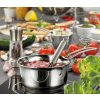 2370502818 Nerezový hrnec na omáčku o objemu 1,5 l od Kuchenprofi vhodný i do gastroprovozů