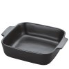 0712041028 PROVENCE Zapékací miska 28x23,5x7 cm černá ohnivzdorná mrazuvzdorná keramika Kuchenprofi (2)
