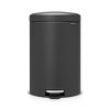 NewIcon Pedal Bin, 20L Mineral Infinite Grey 8710755114182 114182 NEWICON Pedálový odpadkový koš 20 l minerální tmavě šedá od Brabantia kvalita udržitelnost nadčasovost (6)