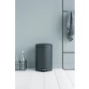 NewIcon Pedal Bin, 20L Mineral Infinite Grey 8710755114182 114182 NEWICON Pedálový odpadkový koš 20 l minerální tmavě šedá od Brabantia kvalita udržitelnost nadčasovost (3)