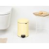 NewIcon Pedal Bin, 5L Mellow Yellow 8710755233784 Malý pedálový odpadkový koš 5 l žlutý od Brabantia (7)