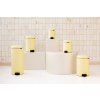 NewIcon Pedal Bin, 3, 5, 12, 20 and 30 litre, Soft Closing, Plastic Inner Bucket Mellow Yellow 1181x787px X NR 35506