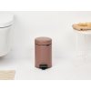233968 NEWICON Hnědý pedálový koš 3 l do koupelny kuchyně i dětského kuchyně od Brabantia (14)