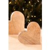 Dřevěné srdce JENNY 14 cm