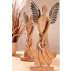 33034 45 GABRIEL Dřevěný přírodní anděl 36 cm a 45 cm od Paramit (1)