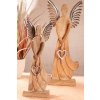 33034 45 GABRIEL Dřevěný přírodní anděl 36 cm a 45 cm od Paramit (2)