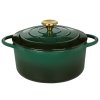 0401001124 PROVENCE Litinový hrnec kulatý zelená 24 cm od Kuchenprofi (5)