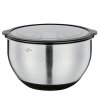 2505602824 DELUXE Mísa s protiskluzovým dnem a víkem 4,5 lØ 24 cm nerez Kuchenprofi (2)