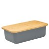 065039 LOFT šedý chlebník s krájecím prkénkem 40x23x13,5 cm Zassenhaus (2)