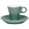 215458 NAPOLI presso šálek s podšálkem 40 ml mátově zelený CILIO (1)
