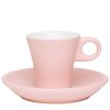 215472 NAPOLI presso šálek s podšálkem 40 ml růžový Cilio (2)