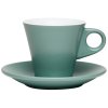 215465 NAPOLI capuccino šálek s podšálkem 125 ml mátově zelený Cilio (1)