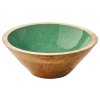 080407 BRUSH GREEN Mísa na potraviny Ø 20 cm8 cm mangové dřevo Zassenhaus (1)