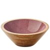 080551 MINERAL ROSE Mísa na potraviny Ø 20 cm8 cm mangové dřevo Zassenhaus (2)
