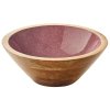 080551 MINERAL ROSE Mísa na potraviny Ø 20 cm8 cm mangové dřevo Zassenhaus (1)