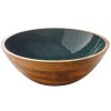 MINERAL COAL Mísa na potraviny Ø 35 cm/12 cm mangové dřevo