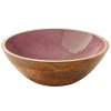 080575 MINERAL ROSE Mísa na potraviny Ø 35 cm12 cm mangové dřevo Zassenhaus (2)