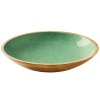 080438 BRUSH GREEN Mísa na potraviny Ø 35 cm6 cm mangové dřevo Zassenhaus (1)