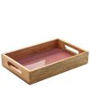 080599 MINERAL ROSE Servírovací podnos 30,5x20x5,5 cm mangové dřevo Zassenhaus (2)