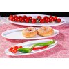 Ovalek podnos bílý 39 cm  - Paramit - 6304-39W
