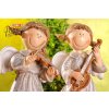 Anděl muzikant s hosličkami 22 cm  - Paramit - 33010-22