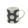 Porcelánový kávový hrnek 360 ml černý - Polkadot - Maxwell&Williams