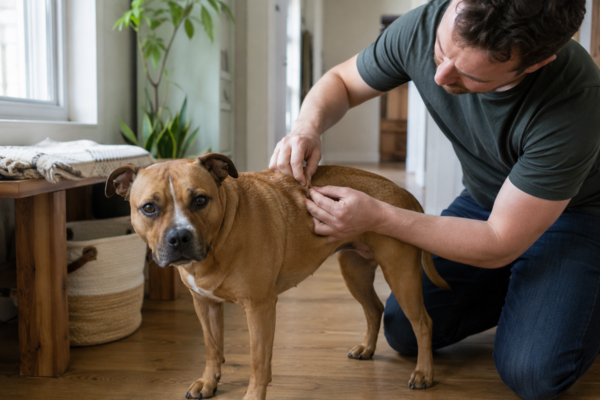 Černé strupy na kůži psa: Co mohou znamenat a kdy k veterináři