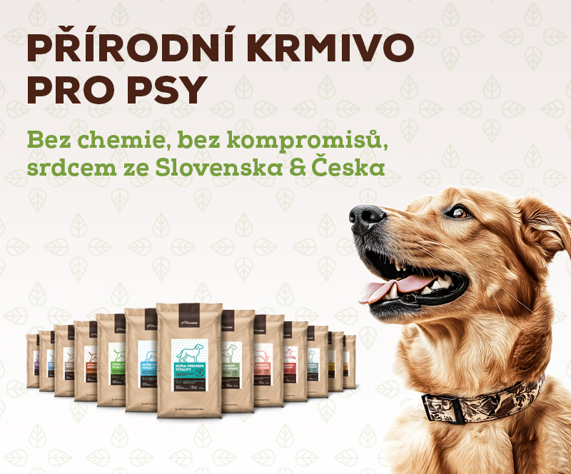 Panakei.cz - Přírodní granule pro psy vyrobené na Slovensku & Česku.